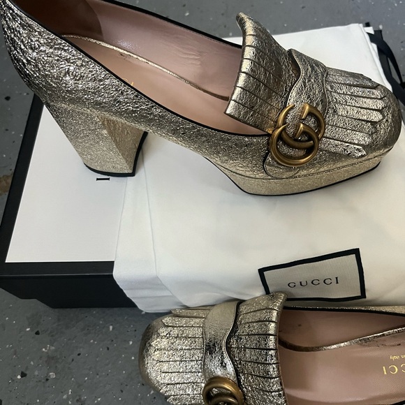 Authentic Gucci double GG shoes - Picture 5 of 10